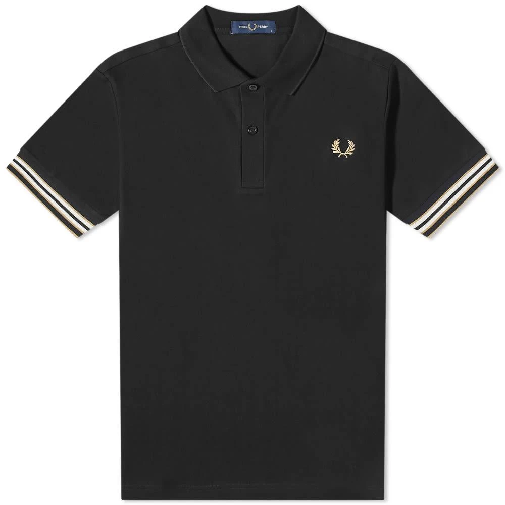 商品Fred Perry|Fred Perry Striped Cuff Polo Shirt,价格¥473,第1张图片