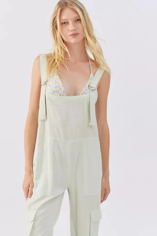 商品BDG|BDG Tilly Linen Utility Overall,价格¥260,第4张图片详细描述