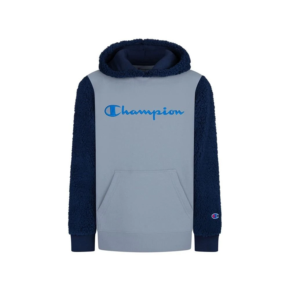 商品CHAMPION|Little Boys Colorblock Sherpa Hoodie,价格¥83,第1张图片