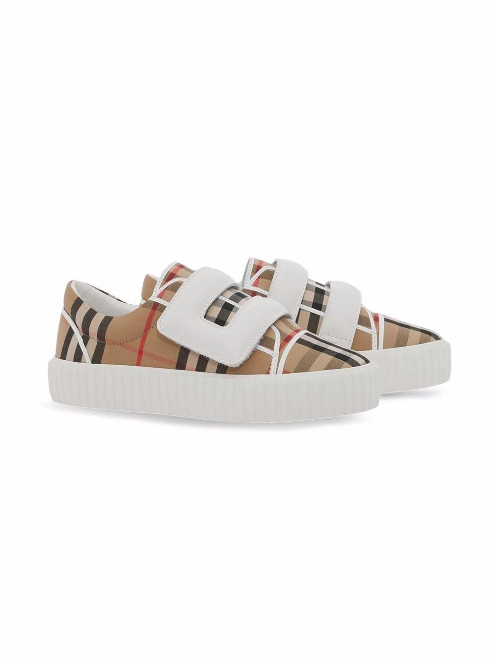商品Burberry|Burberry 男童运动鞋 8047490A7028-0 米白色,价格¥2710,第1张图片