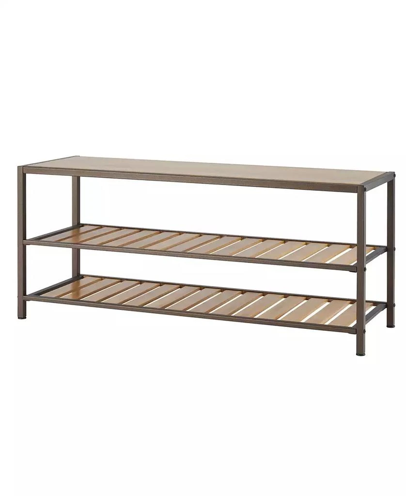 商品TRINITY|3-Tier Bamboo Shoe Bench,价格¥1466,第1张图片