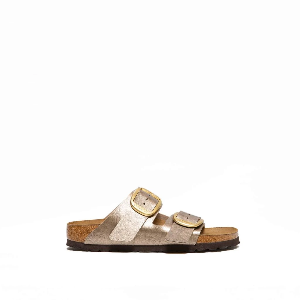 商品Birkenstock|Arizona sandal in Tortora laminate leather,价格¥1090,第1张图片