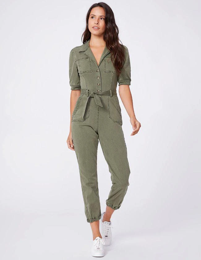 商品Paige|Paige Jeans - Mayslie jumpsuit - vintage ivy,价格¥2592,第1张图片