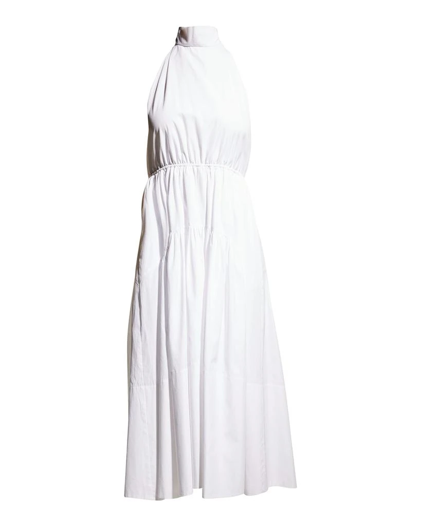 商品Vince|Draped-Neck Midi Halter Dress,价格¥850,第2张图片详细描述