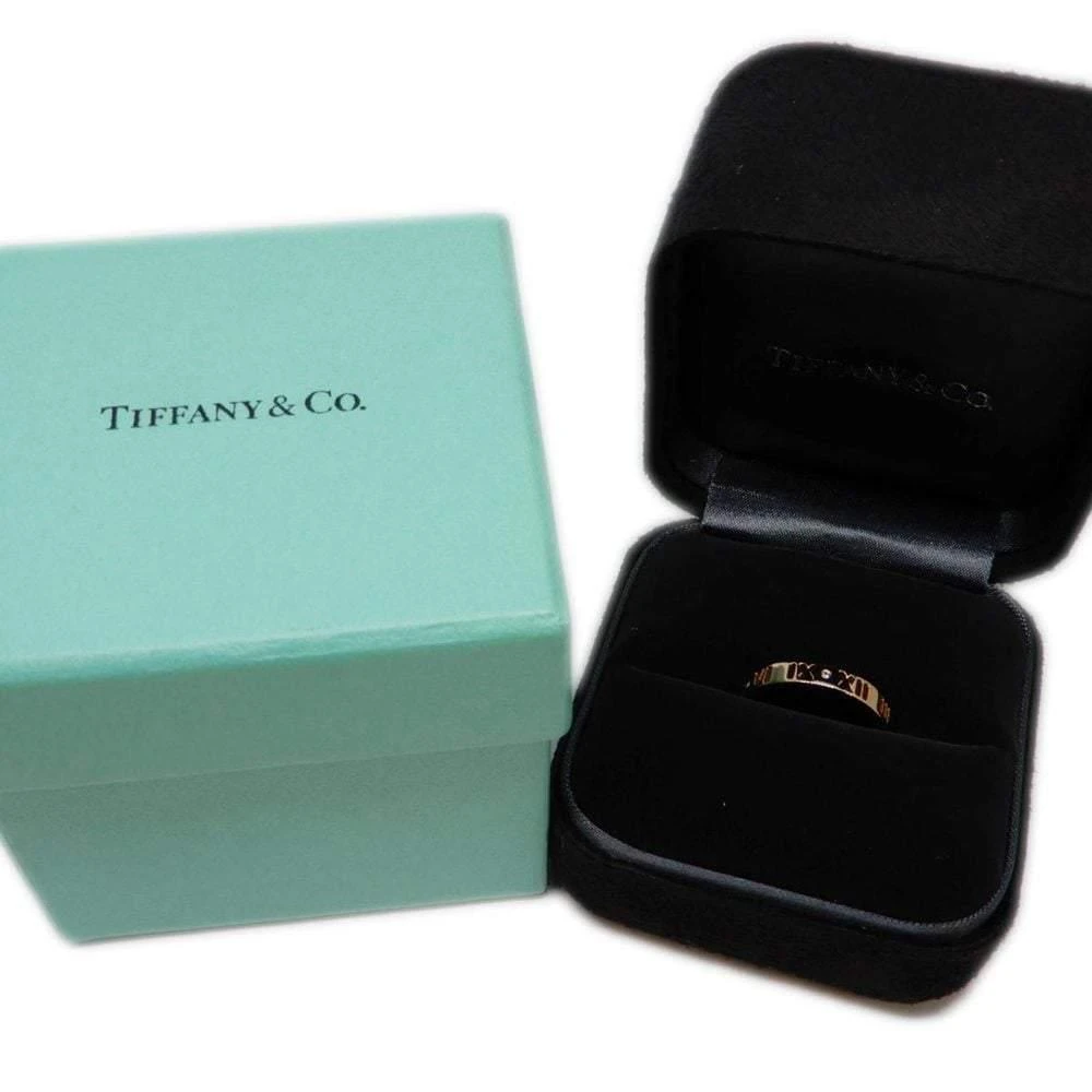 Tiffany & Co. Atlas 18K Rose Gold Diamond Ring EU 53 商品