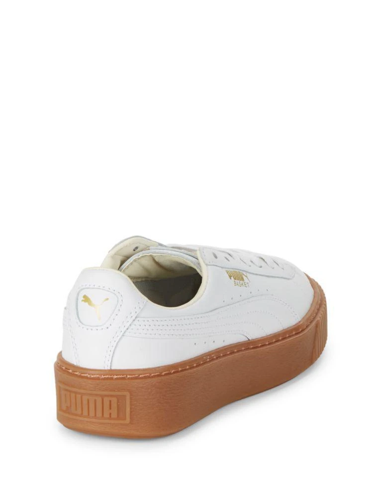 商品Puma|Basket Leather Lace-Up Sneakers,价格¥151,第3张图片详细描述