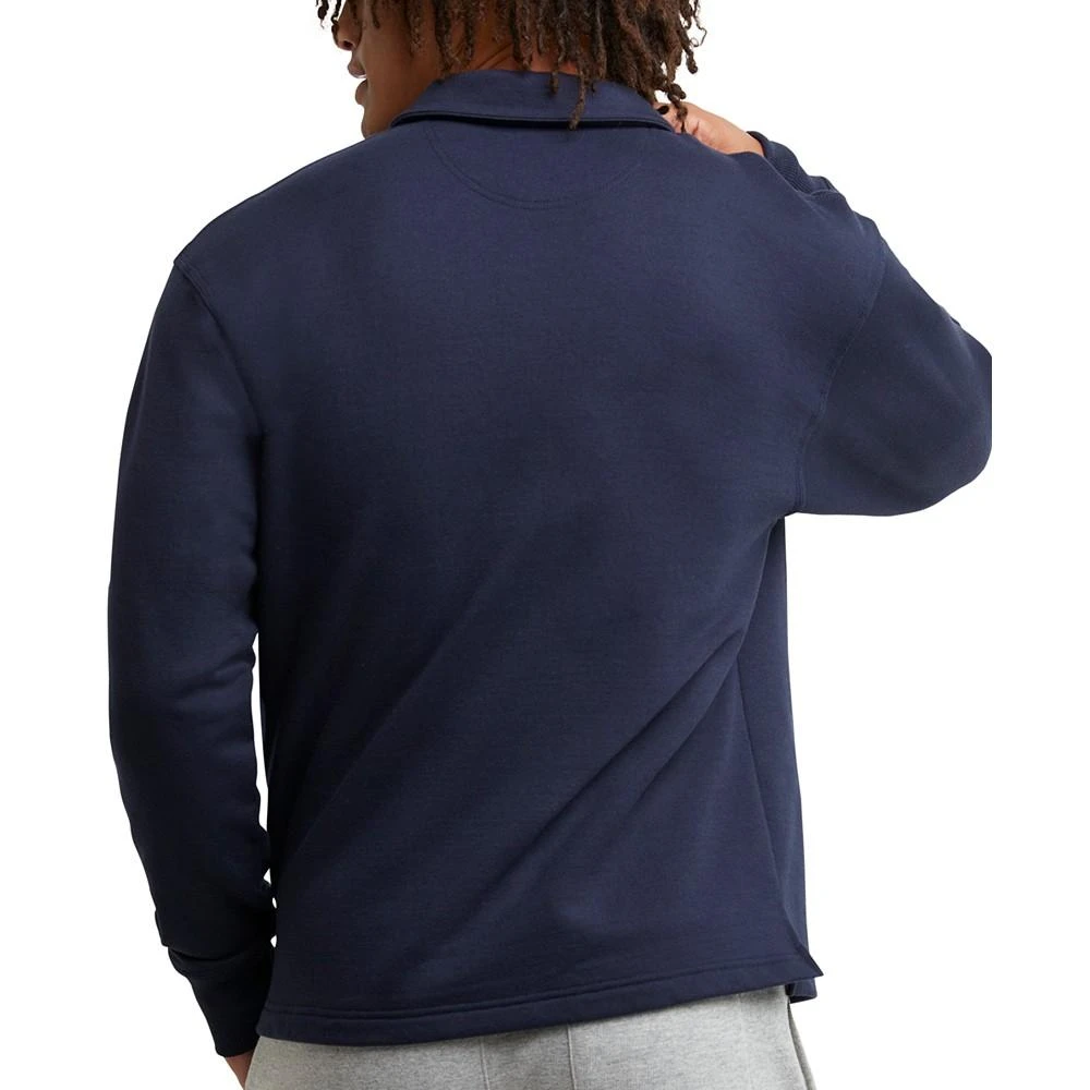 商品CHAMPION|Men's Powerblend Classic-Fit Long-Sleeve Rugby Shirt,价格¥225,第2张图片详细描述
