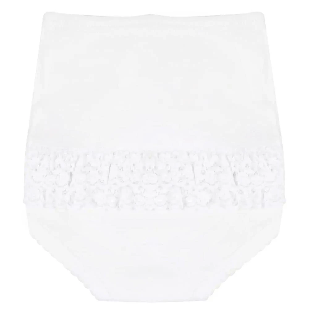 商品Babidu|White Cotton Pants,价格¥20,第3张图片详细描述