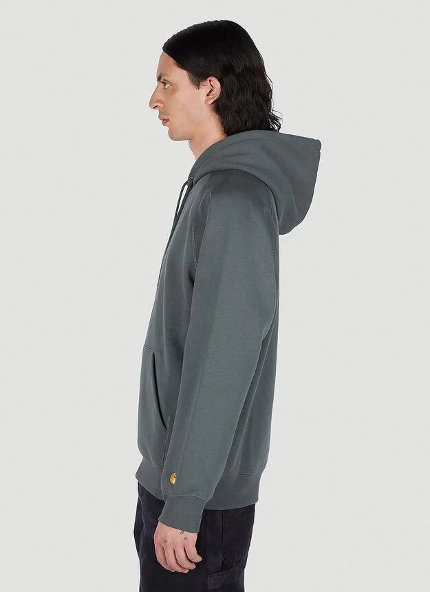 商品Carhartt WIP|Chase Hooded Sweatshirt in Grey,价格¥779,第3张图片详细描述