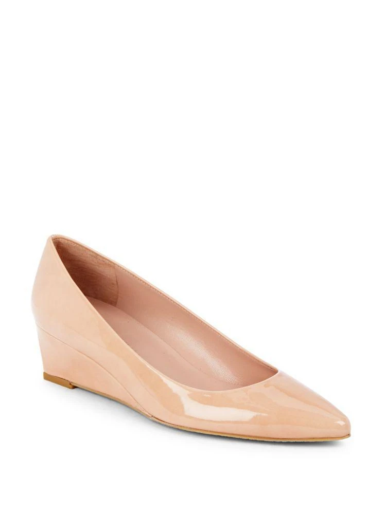 Nuevo Saffiano Patent Leather Wedge Pumps 商品