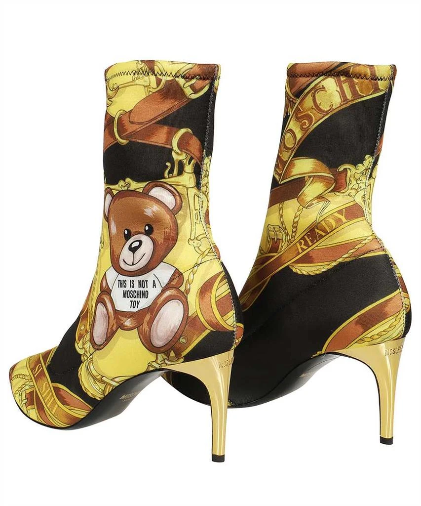 商品Moschino|Moschino ALLOVER TEDDY SCARF ANKLE Boots,价格¥2847,第3张图片详细描述