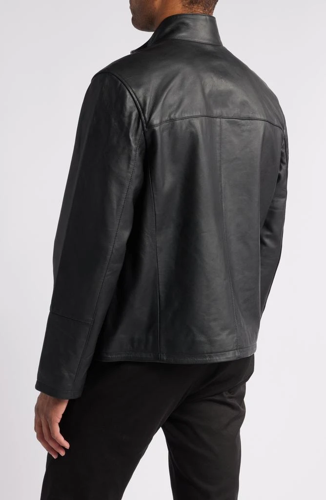 商品Cole Haan|Classic Leather Moto Jacket,价格¥1517,第2张图片详细描述