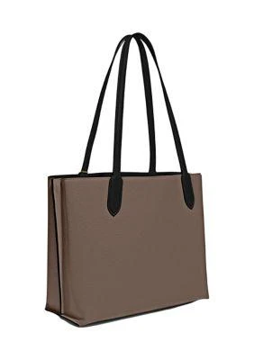 商品Coach|Willow Tote In Color Block With Signature Coated Canvas,价格¥2623,第3张图片详细描述