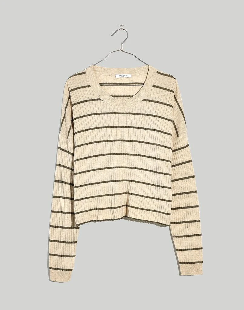 商品Madewell|Lawson Crop Pullover Sweater in Stripe,价格¥277,第4张图片详细描述