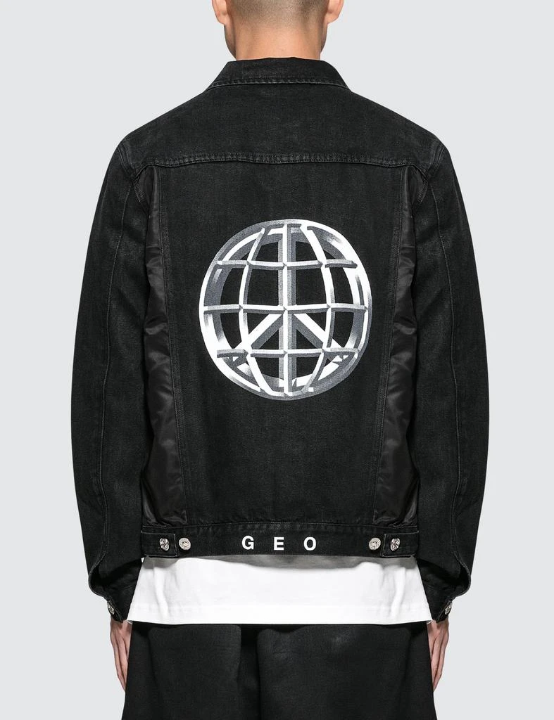 商品GEO|World Peace Denim Nylon Jacket,价格¥2270,第3张图片详细描述