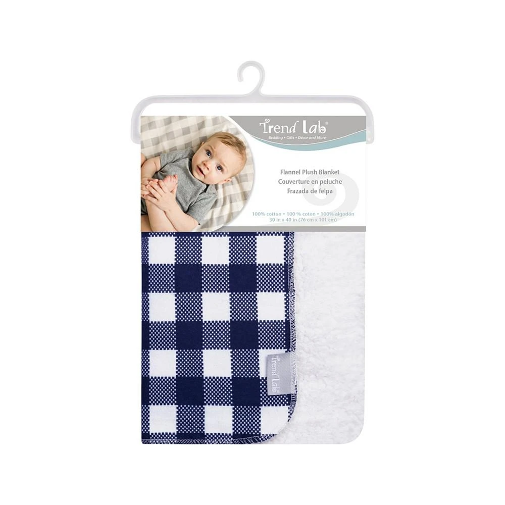 商品Trend Lab|Buffalo Check Flannel and Sherpa Baby Blanket,价格¥90,第3张图片详细描述