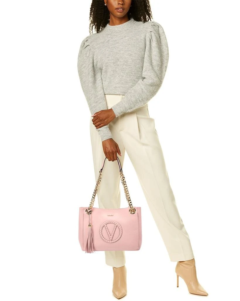 商品Mario Valentino|Valentino by Mario Valentino Luisa Rock Leather Shoulder Bag,价格¥2988,第4张图片详细描述