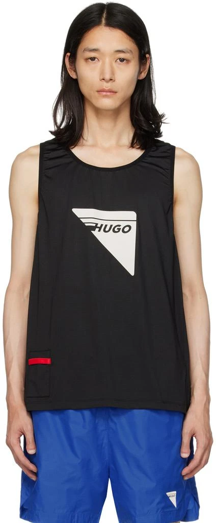 商品Hugo Boss|Black Reflective Tank Top,价格¥363,第1张图片