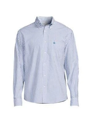商品Brooks Brothers|Striped Button Down Collar Shirt,价格¥368,第3张图片详细描述