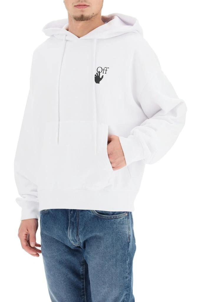 商品Off-White|Off-white caravaggio lute print sweatshirt with hoodie,价格¥2208,第4张图片详细描述