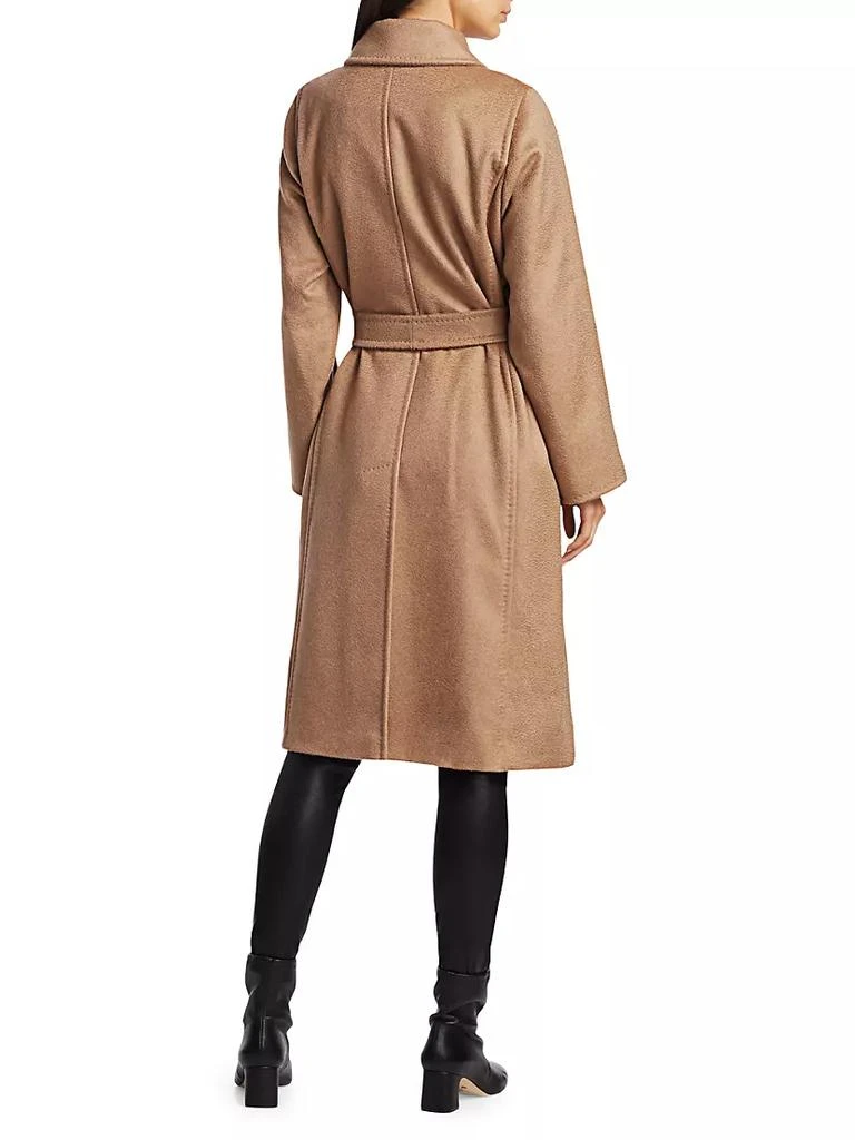 商品Max Mara|Manuela Icon Camel Hair Wool Wrap Coat,价格¥25444,第5张图片详细描述