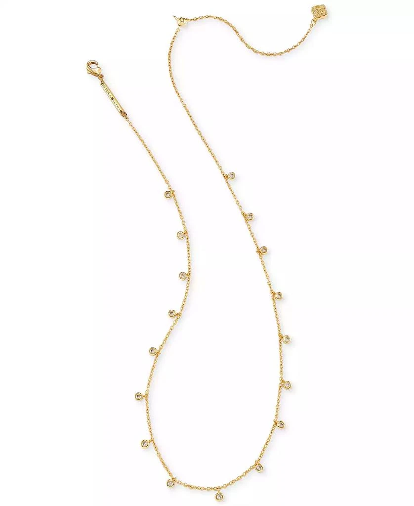 商品Kendra Scott|Amelia Gold-Tone Crystal Cross Necklace Gift Set,价格¥816,第2张图片详细描述