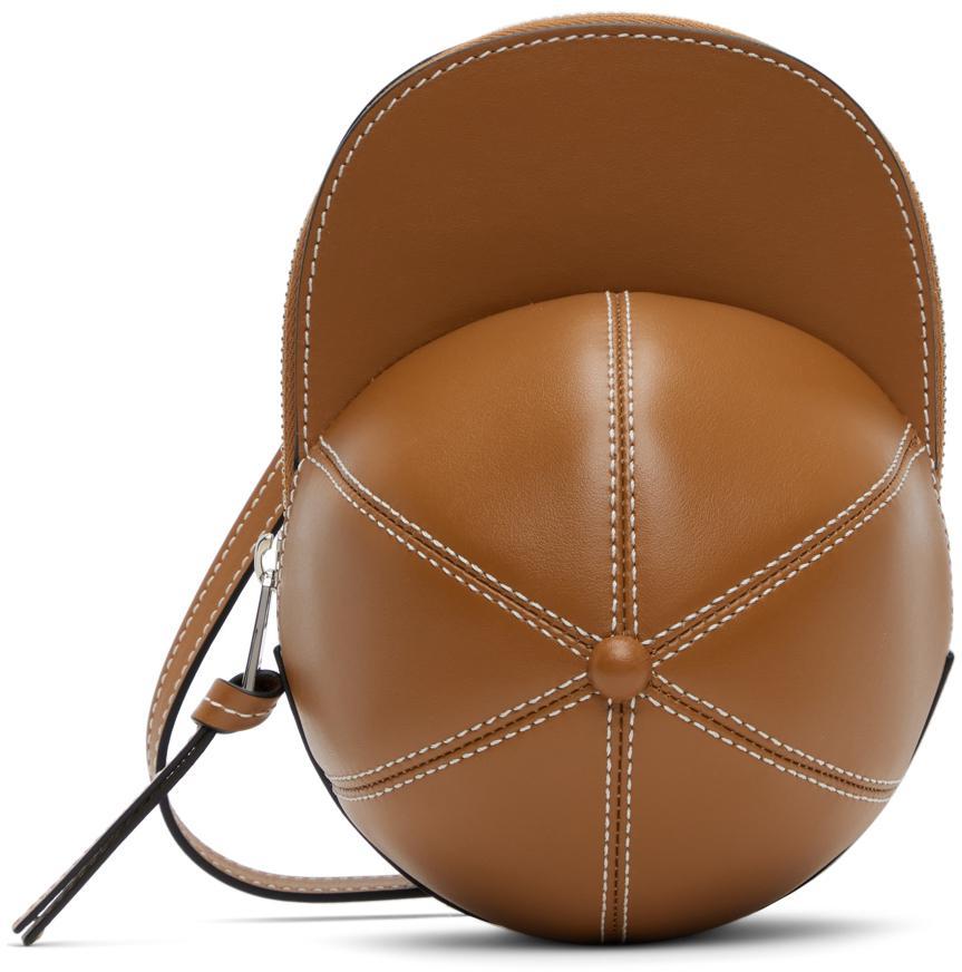 商品JW Anderson|Brown Midi Cap Bag,价格¥4466,第1张图片