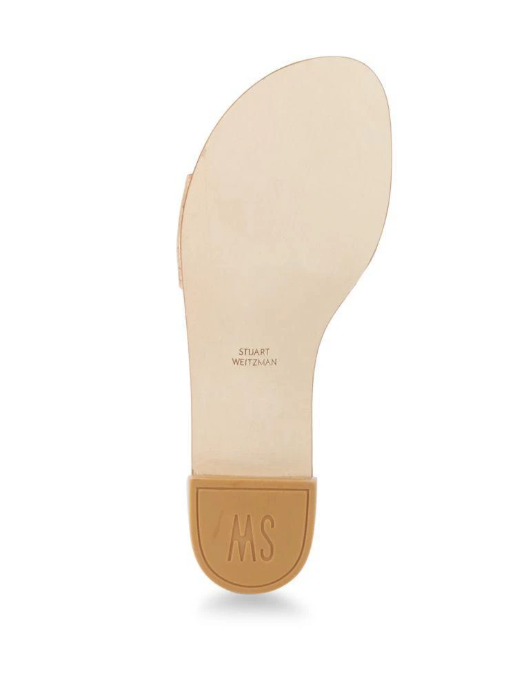 商品Stuart Weitzman|'Slip N Slide' Textured Sandals,价格¥669,第4张图片详细描述