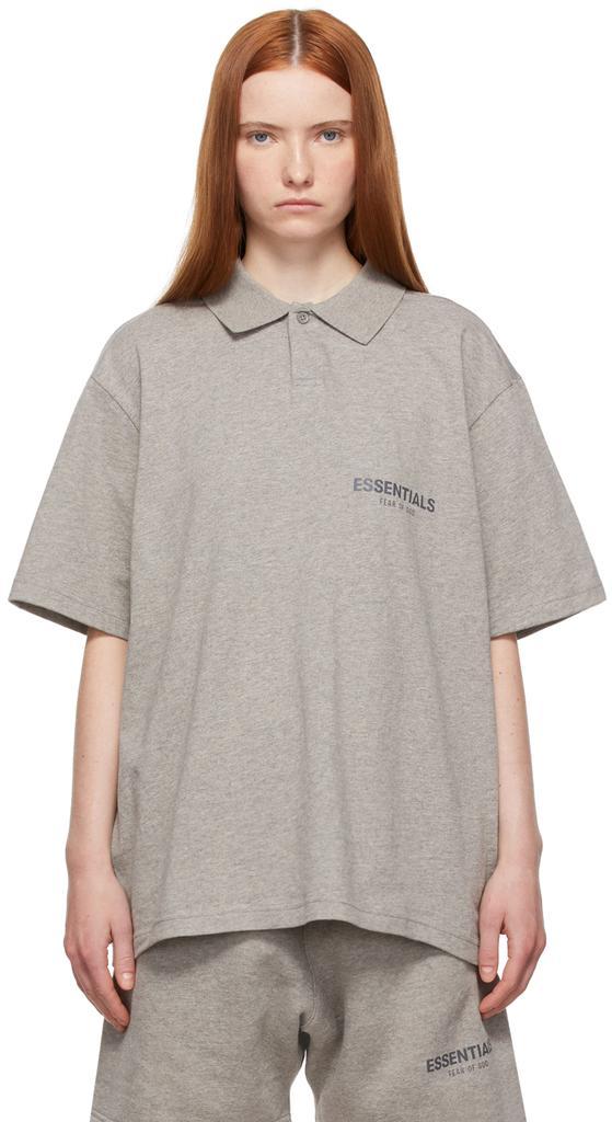 商品Essentials|Essentials徽标logo纯色短袖polo衫男女同款,价格¥461,第1张图片