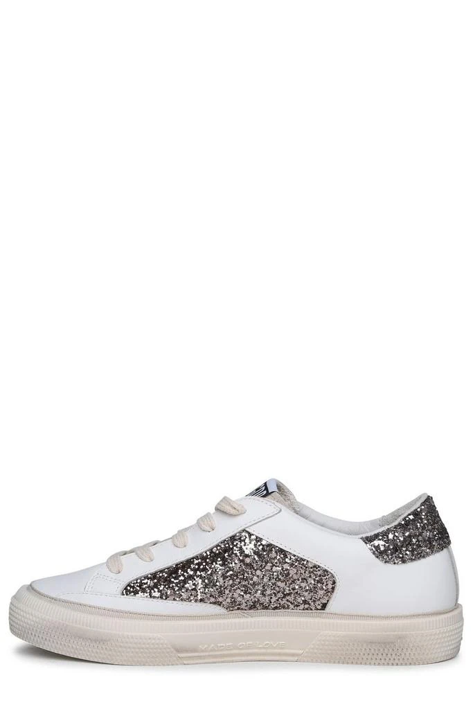 商品Golden Goose|Golden Goose Kids N May Star Glittered Sneakers,价格¥1869,第2张图片详细描述