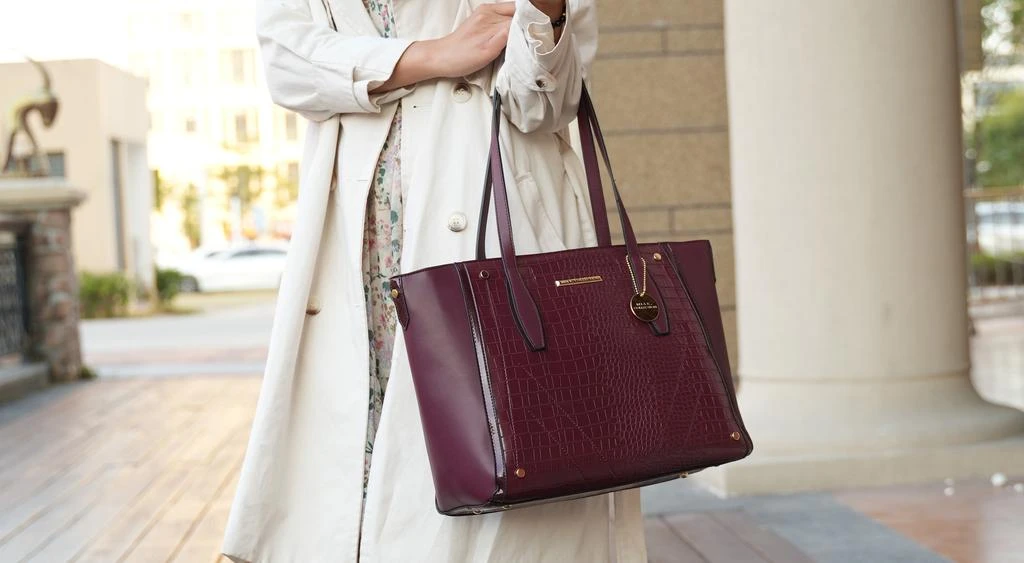 商品MKF Collection By Mia K.|Robin Vegan Leather Tote Handbag,价格¥515,第2张图片详细描述
