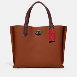 商品Coach|Coach Willow Colour-Block Leather Tote Bag,价格¥2822,第1张图片