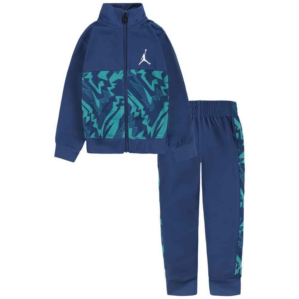 商品Jordan|Toddler Boys Essentials Printed Tricot Jacket and Pants Set, 2 Piece,价格¥409,第1张图片