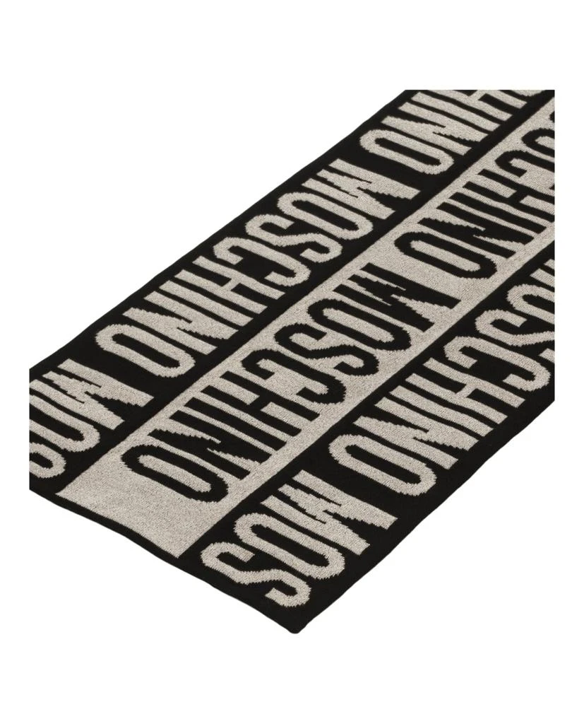 商品Moschino|Logo Embroidered Scarf,价格¥442,第3张图片详细描述