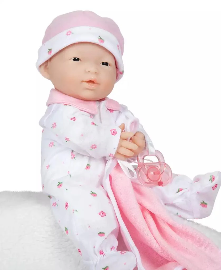 商品JC TOYS|La Baby Asian 11" Soft Body Baby Doll Pink Outfit,价格¥112,第3张图片详细描述