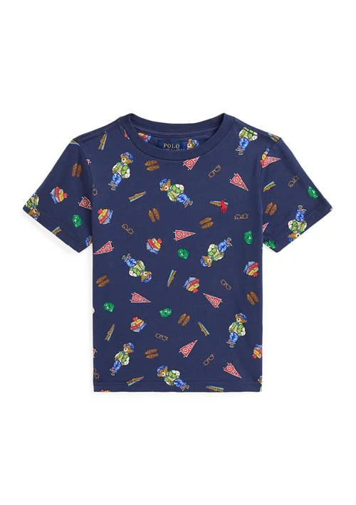 商品Ralph Lauren|Lauren Childrenswear Boys 2 7 Polo Bear Cotton Jersey T Shirt,价格¥338,第1张图片