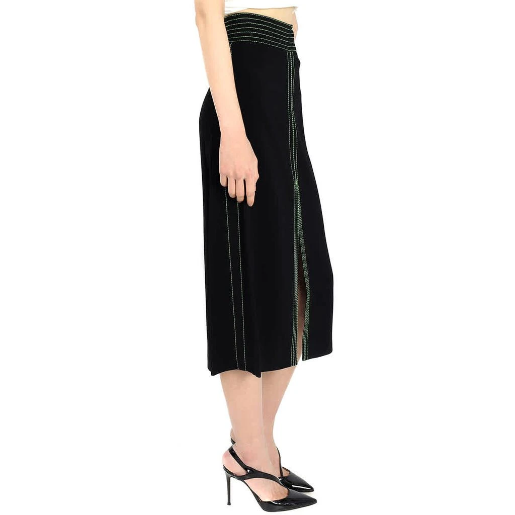 商品Burberry|Burberry Churn A-Line Midi Black Skirt, Brand Size 4 (US Size 2),价格¥1565,第2张图片详细描述