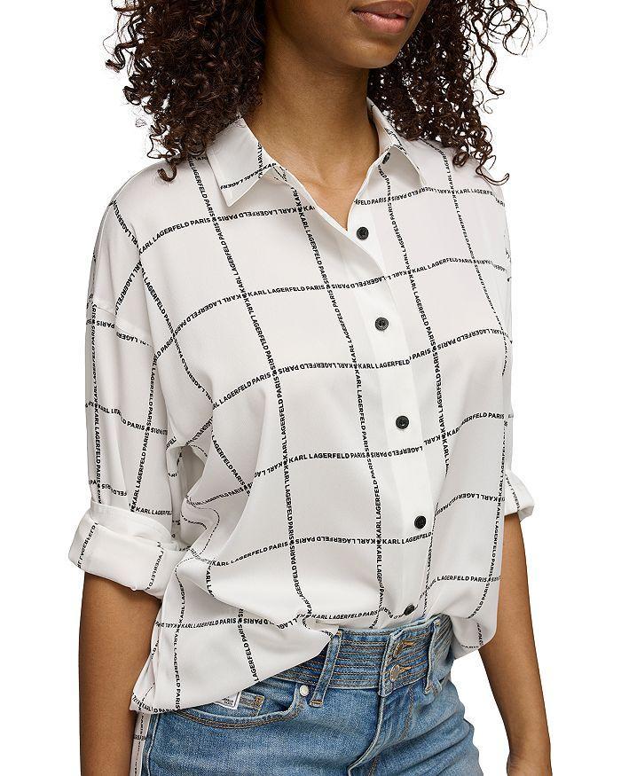 商品Karl Lagerfeld Paris|Long Sleeve Shirt,价格¥522,第5张图片详细描述