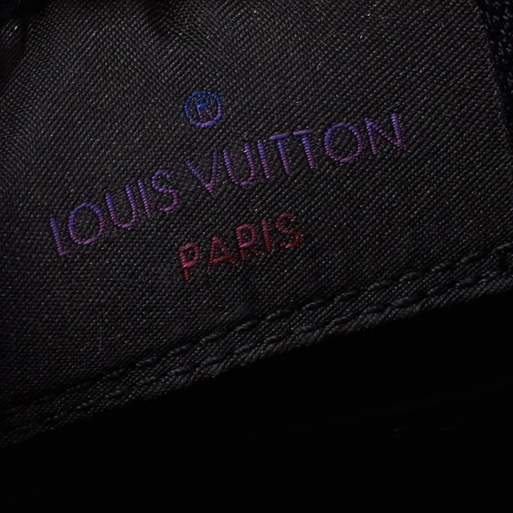 Louis Vuitton Black Leather Rivoli Monogram Low Top Sneakers Size 44 商品