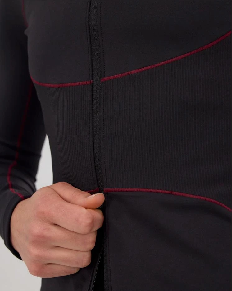 商品Bandit Running|Stamina™ Corset 2-Way Zip Jacket - Black / Fig,价格¥952,第5张图片详细描述