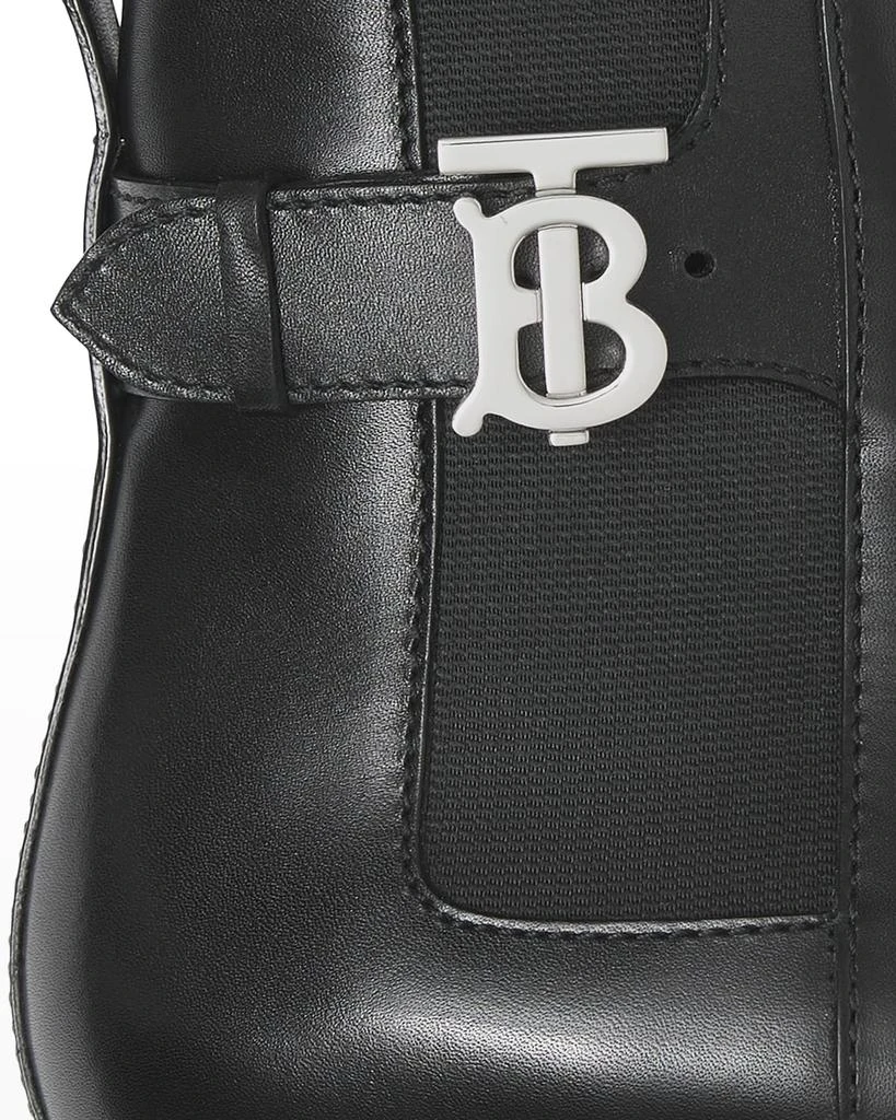 商品Burberry|Men's Luke Leather Chelsea Boots,价格¥3940,第4张图片详细描述