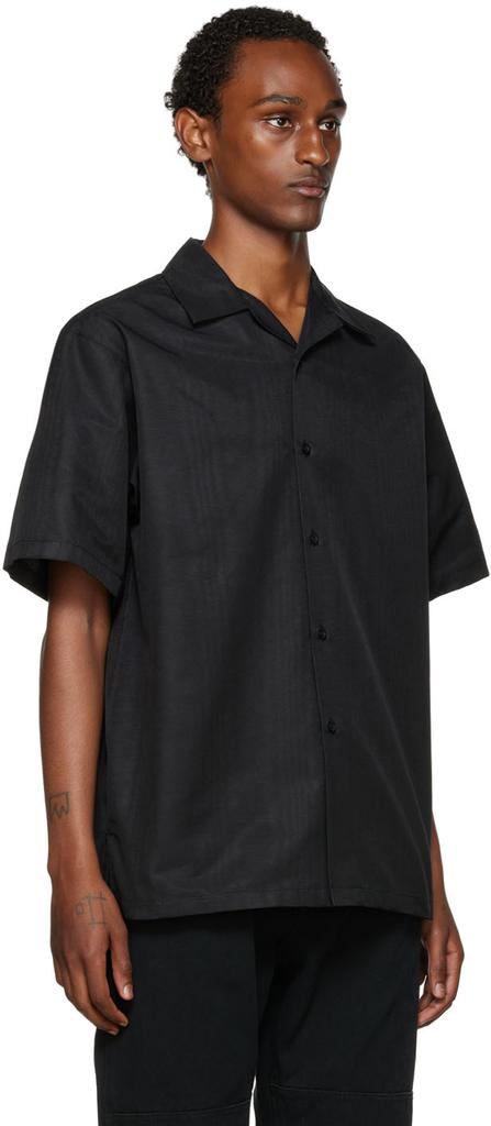 Black Cotton Shirt商品第2张图片规格展示