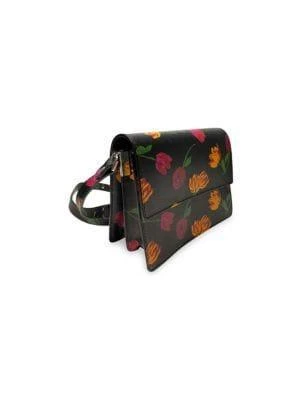 商品[二手商品] Ganni|Ganni Gallery Crossbody Bag In Floral Print Leather,价格¥2769,第3张图片详细描述