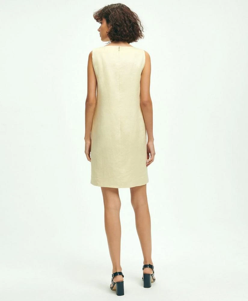 商品Brooks Brothers|Linen Boatneck Shift Dress,价格¥750,第2张图片详细描述