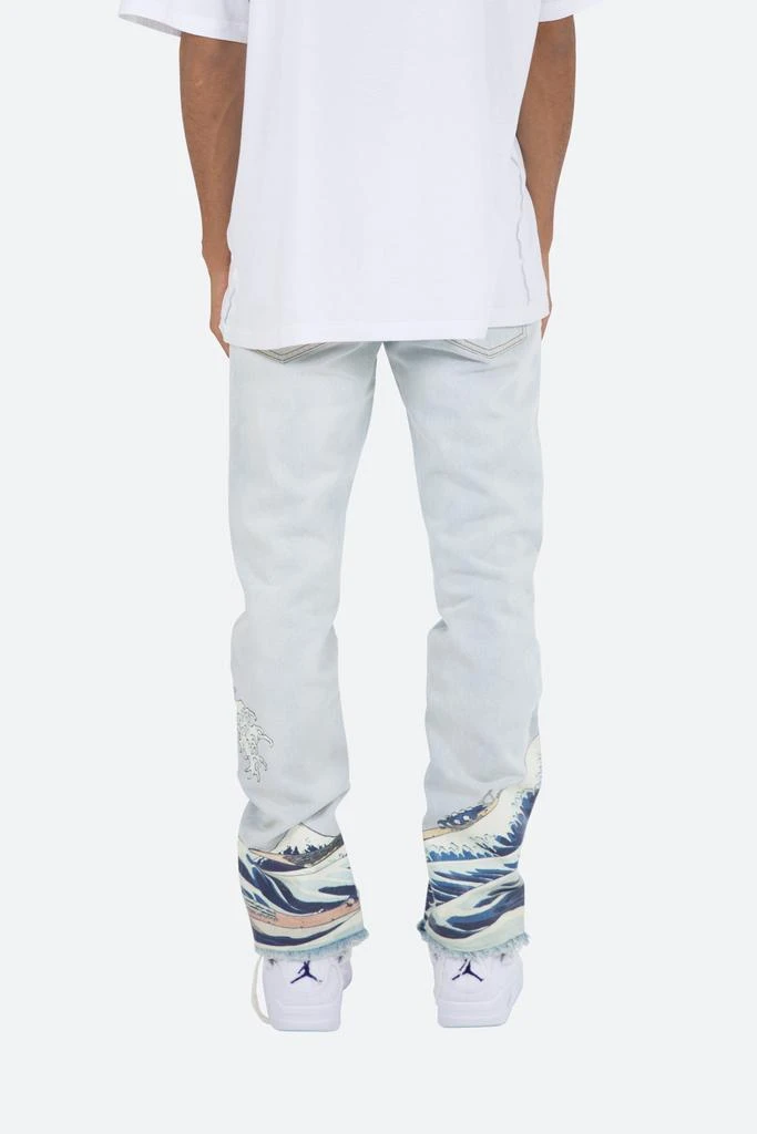D233 Wave Straight Denim - Light Blue 商品