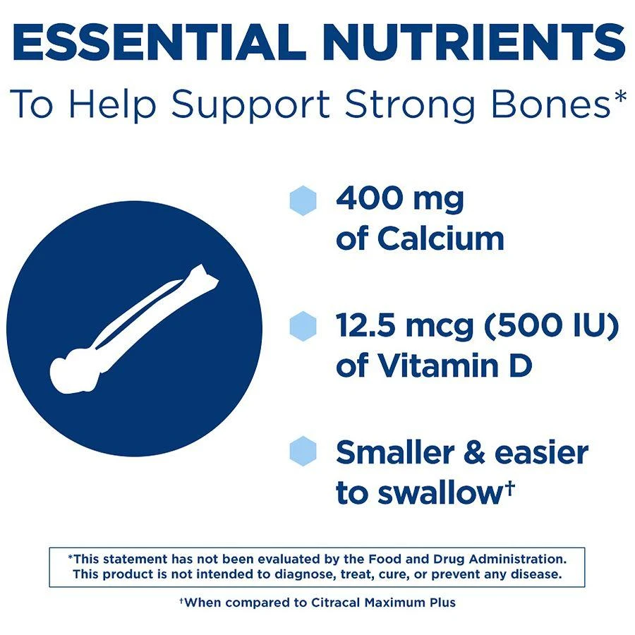 Petites Calcium Supplement + D3 Coated Caplets 商品