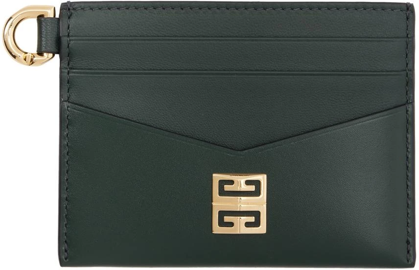商品Givenchy|Green 4G Card Holder,价格¥2289,第1张图片