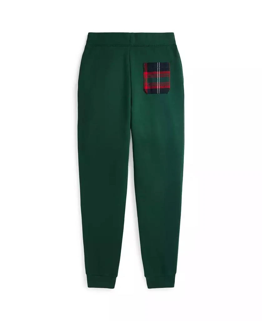 商品Ralph Lauren|Big Boys Plaid-Trim Fleece Jogger Pant,价格¥311,第2张图片详细描述