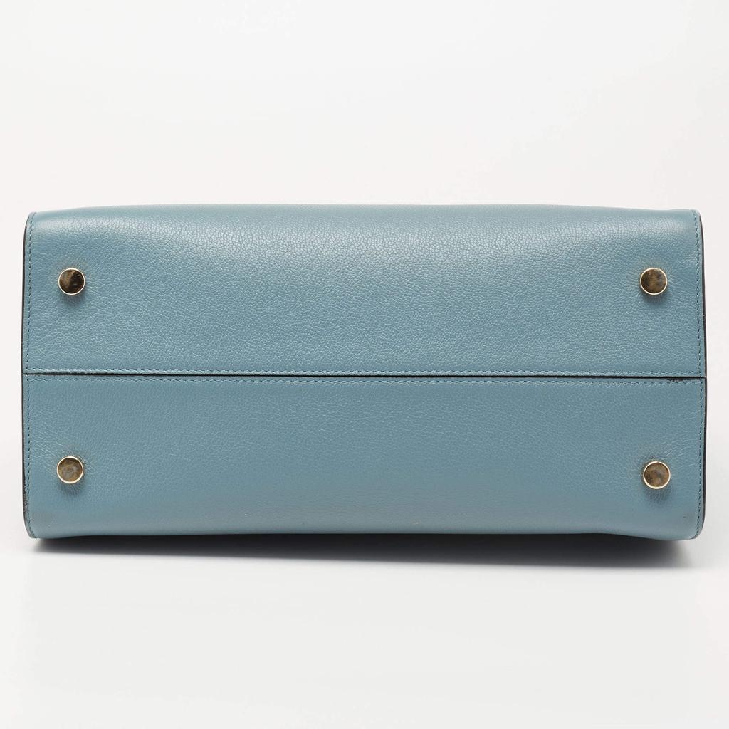 Dior Light Blue Leather Medium Diorever Tote商品第6张图片规格展示