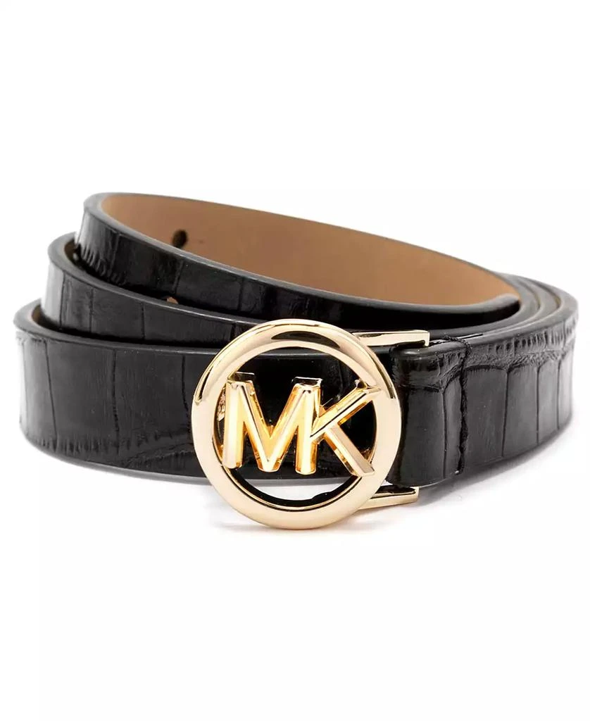 商品Michael Kors|Logo Skinny Leather Belt,价格¥370,第1张图片